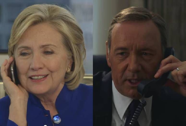 Hillary Clinton i Kevin Spacey wiedzą, jak zbierać pieniądze. To wideo już jest hitem internetu