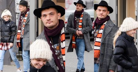 Rozdrażniony KaCeZet na spacerze z Margaret RZUCA SIĘ NA PAPARAZZI! (ZDJĘCIA)