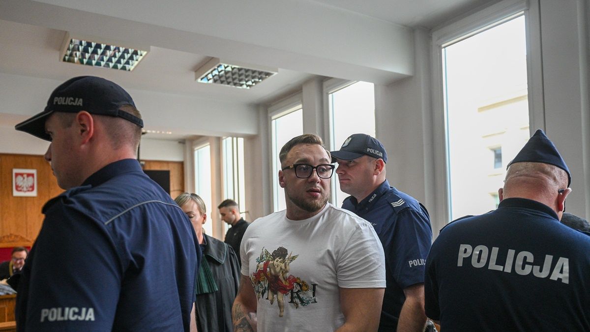 Łukasz Żak, główny oskarżony w sprawie tragicznego wypadku.