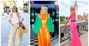 Stylizacje Moniki Olejnik. Takie ubrania i kolory odejmują lat