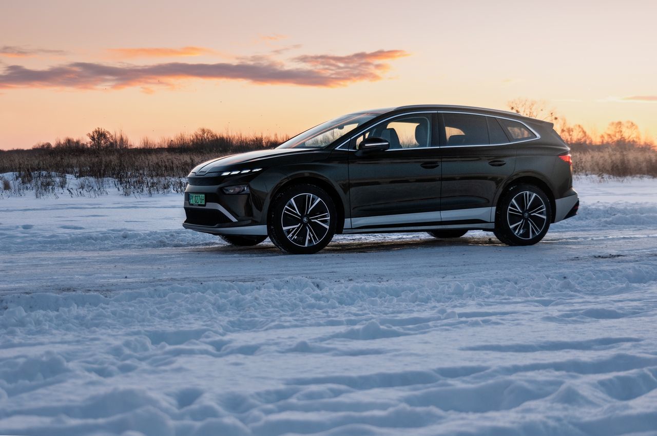 Skoda Enyaq 85 (2025) zimą