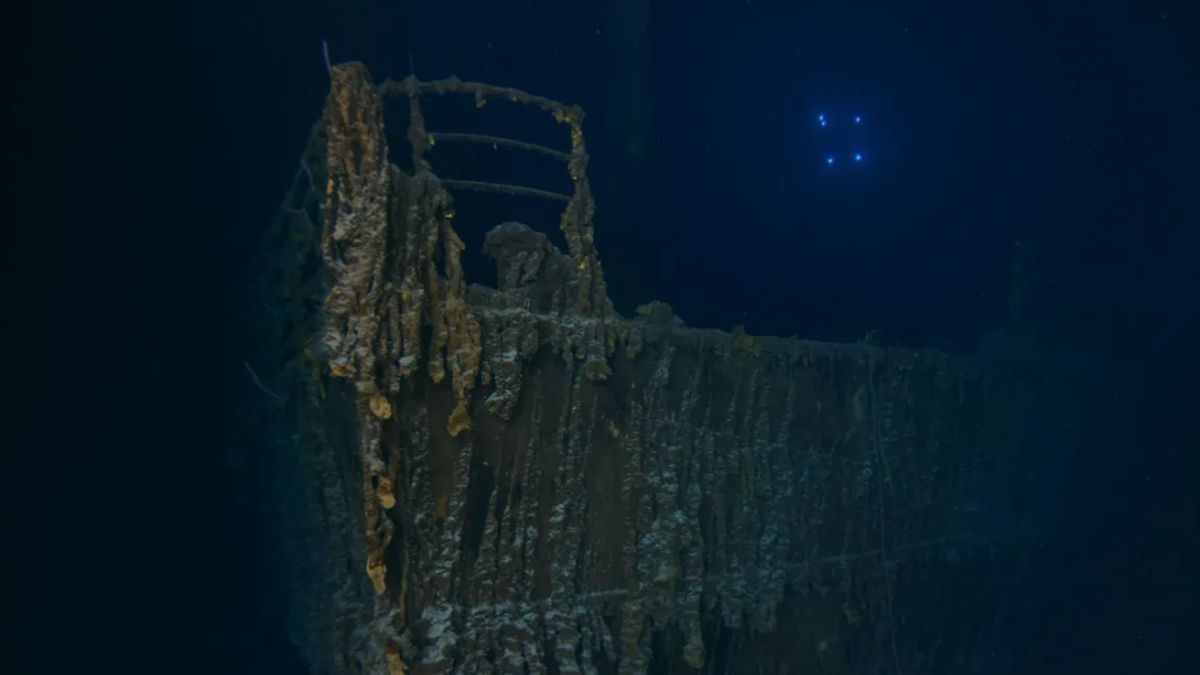 Wrak Titanica - zdjęcie z 2024 r.