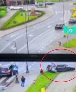 24-latek stracił panowanie nad autem. Wjechał w pieszych na chodniku