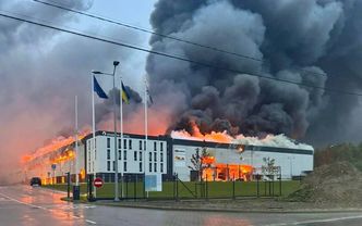 Rosyjski atak na Lwów. Spłonął towar polskiego giganta