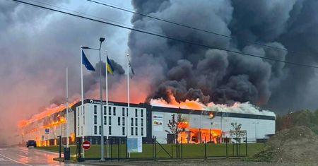 Rosyjski atak na Lwów. Spłonął towar polskiego giganta