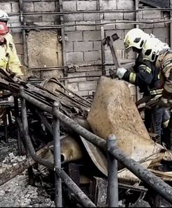 Atak na Crocus City Hall. Przerażające zdjęcie z klatki schodowej
