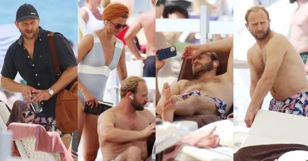 Borys Szyc i Justyna Nagłowska oddają się błogiemu odpoczynkowi na PRYWATNEJ hotelowej PLAŻY w Sopocie (ZDJĘCIA)