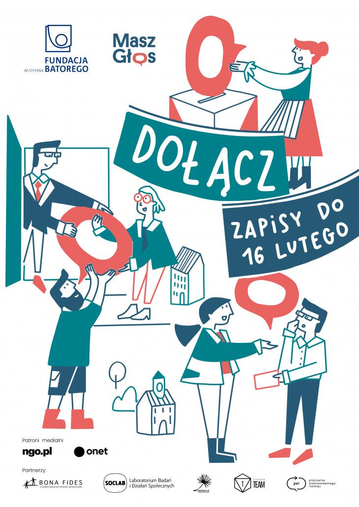 "Masz Głos" bezpłatna pomoc dla inicjatyw społecznych