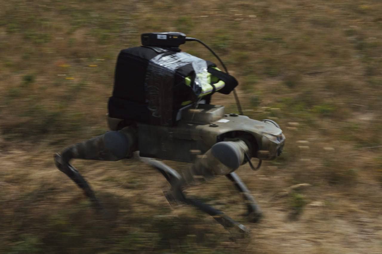 British robotic dogs bolster Ukraine's frontline efforts