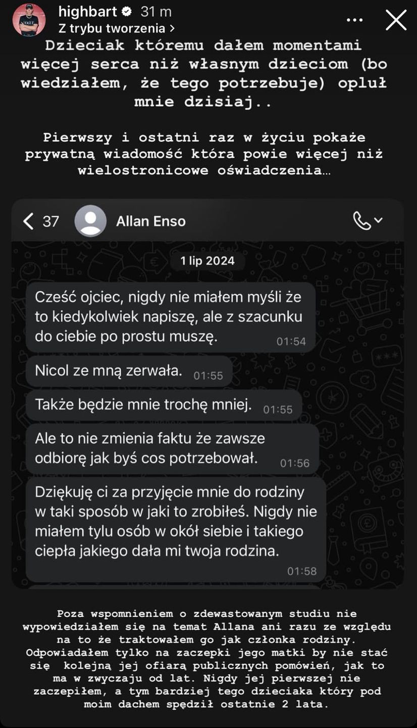 Bart Pniewski odpowiedział Allanowi Krupie