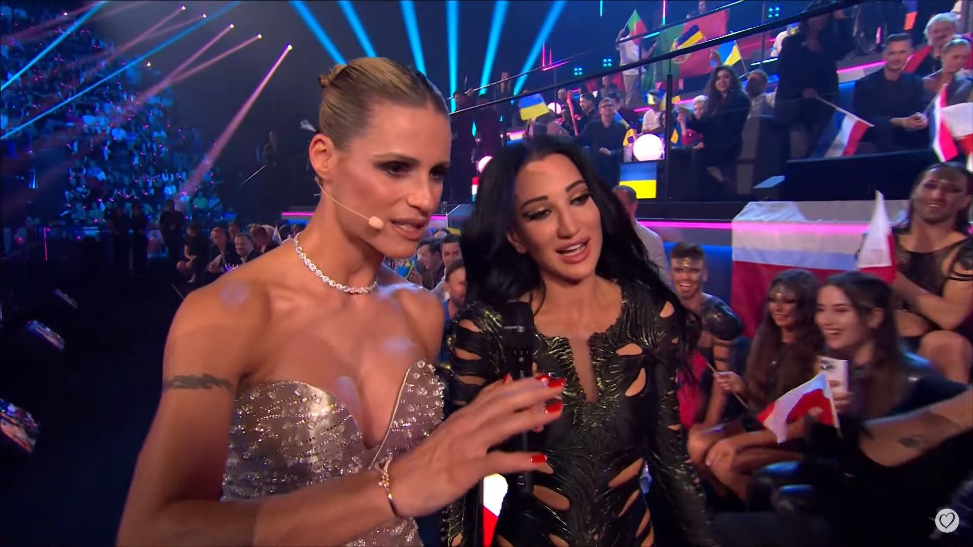 Justyna Steczkowska grałą na rogu podczas Eurowizji 
