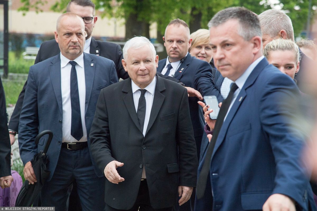 Ochroniarze Grom Group chronią prezesa PiS Jarosława Kaczyńskiego od 2010 roku