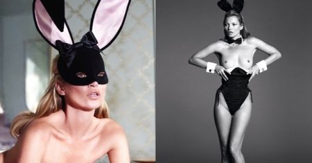 CAŁA SESJA Kate Moss dla "Playboya"!