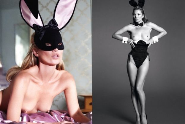 CAŁA SESJA Kate Moss dla "Playboya"!