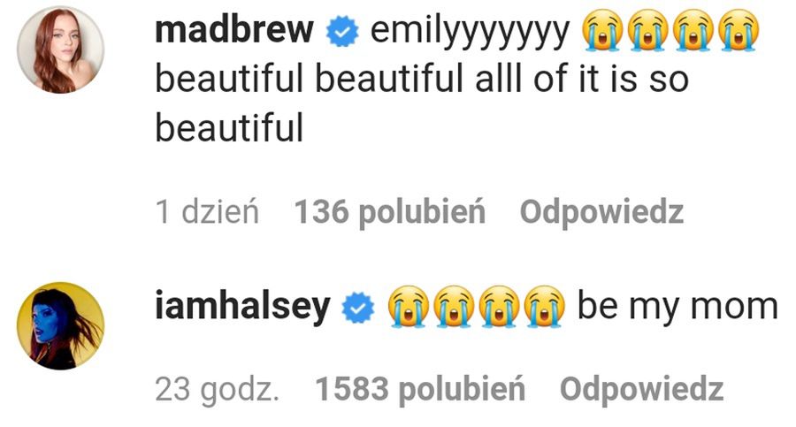 Gwiazdy komentują ciążę Emily Ratajkowski