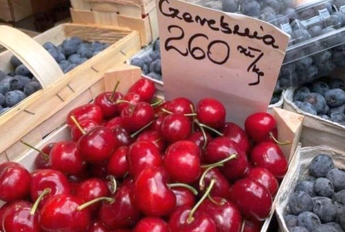 qué es esto ?!  El precio de un kilogramo de cerezas se presiona en el sillón – o2