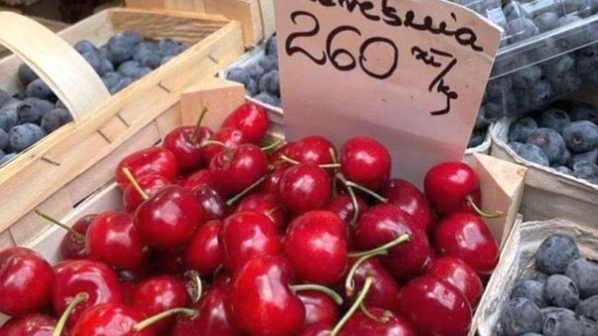 260 zł za kilogram czereśni 