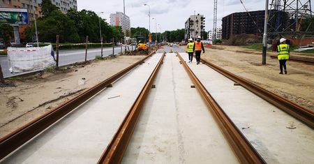Wrocław. Pierwsze tory na ul. Popowickiej. Tramwaje pojadą tam w 2022 roku