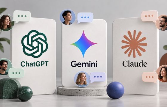 ChatGPT traci udziały. Gemini i Claude ze wzrostami
