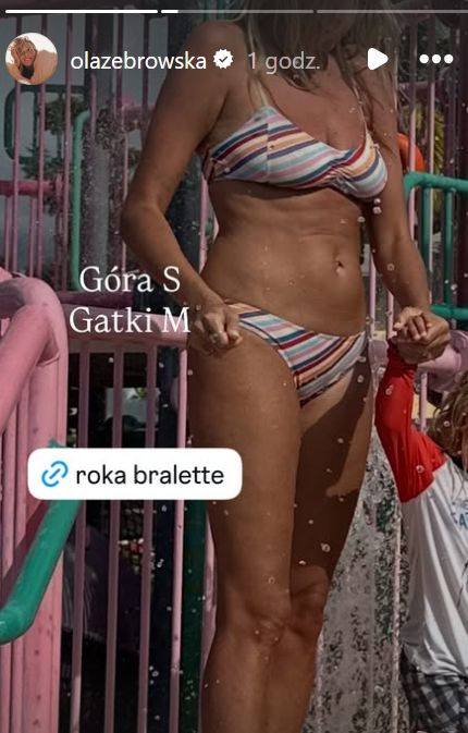 Jakie rozmiary nosi Ola Żebrowska?