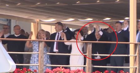 Nagranie "tańca" z Kaczyńskim na Jasnej Górze podbija sieć