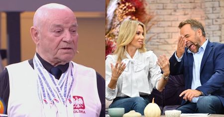 90-latek wprawił w osłupienie prowadzących "Pytanie na Śniadanie". Nowicki i Opczowska nie mogli powstrzymać śmiechu