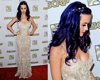 Katy Perry z fioletowymi włosami! (FOTO)