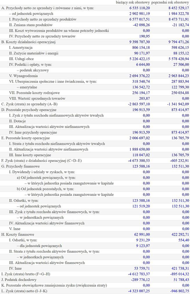 Wyniki Webedia Polska