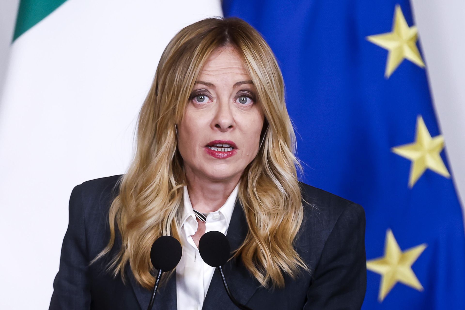 Meloni wbrew USA. Tak mówiła w obecności Zełenskiego