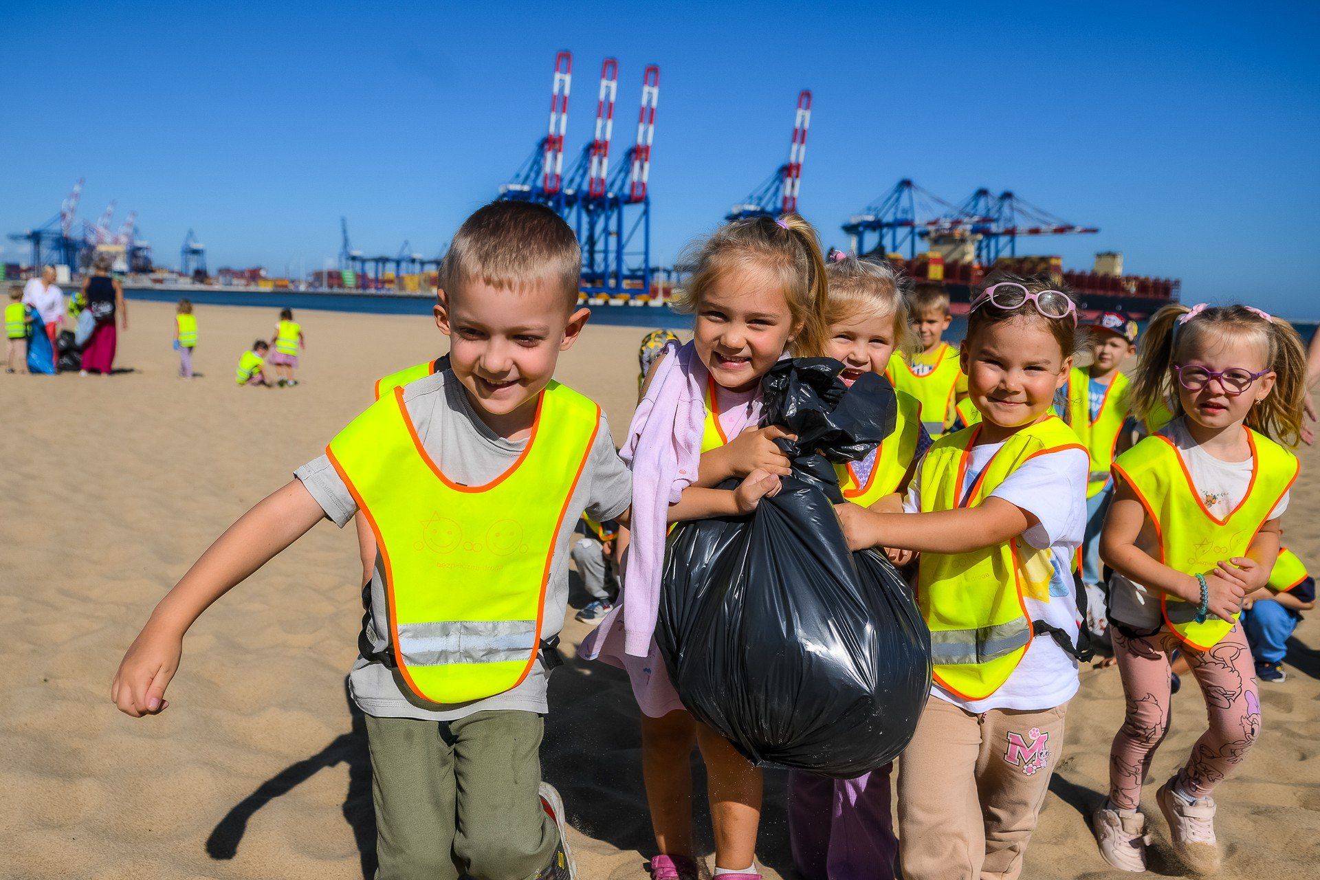 Czysta plaża w Stogach