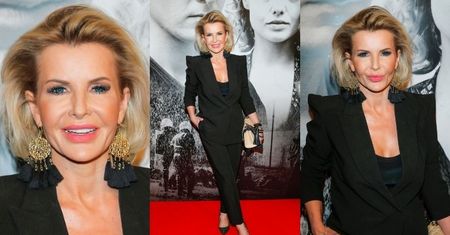 Elegancka Joanna Racewicz posyła promienne uśmiechy na premierze filmu (ZDJĘCIA)