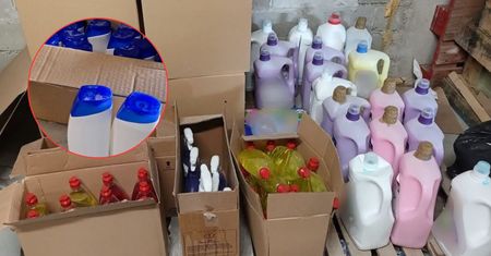 Podrabiał znaną chemię gospodarczą. Tak 30-latek zarabiał na życie