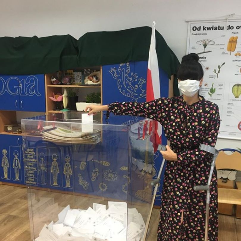 Tatiana Okupnik zachęca do udziału w wyborach