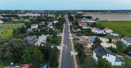 Trwa przebudowa DW553 między Różankowem a Łubianką. Kiedy zakończą się prace?