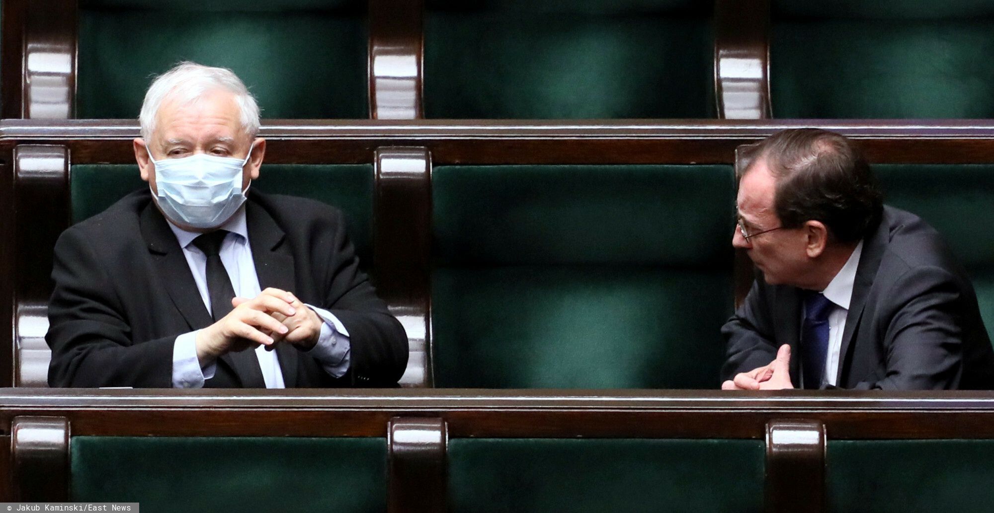 Jarosław Kaczyński i Mariusz Kamiński