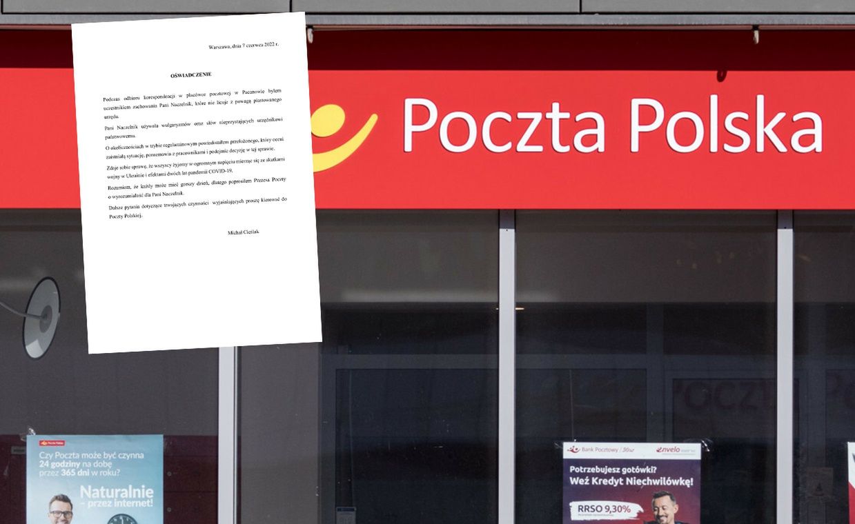 Naczelniczka Poczty Polskiej może stracić pracę za rozmowę z ministrem/ Twitter printscreen