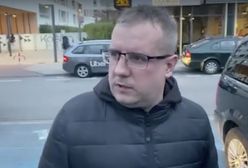 Poseł Czarnecki wychodzi z izby wytrzeźwień. Tak komentuje skandal