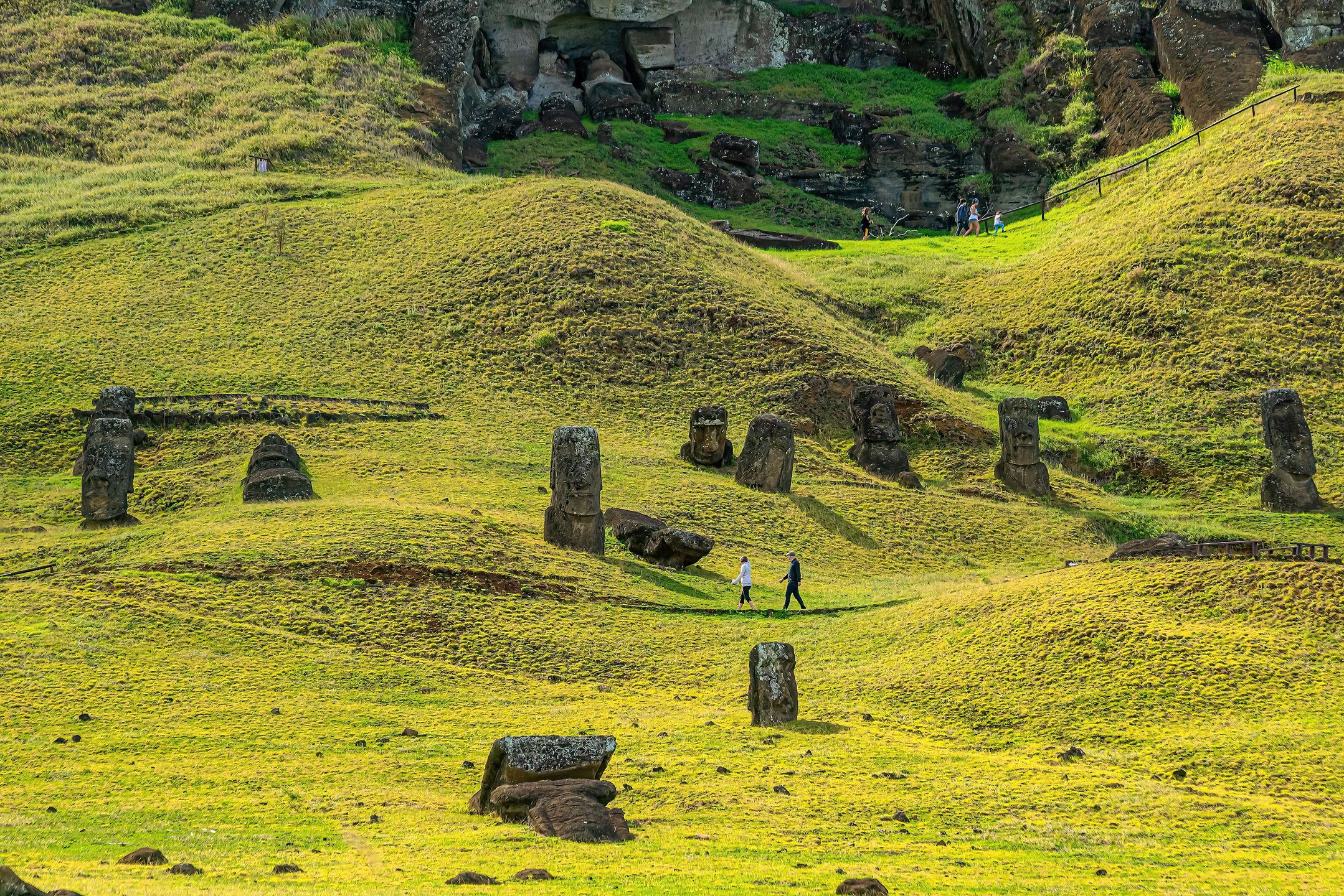 Moai na Wyspie Wielkanocnej
