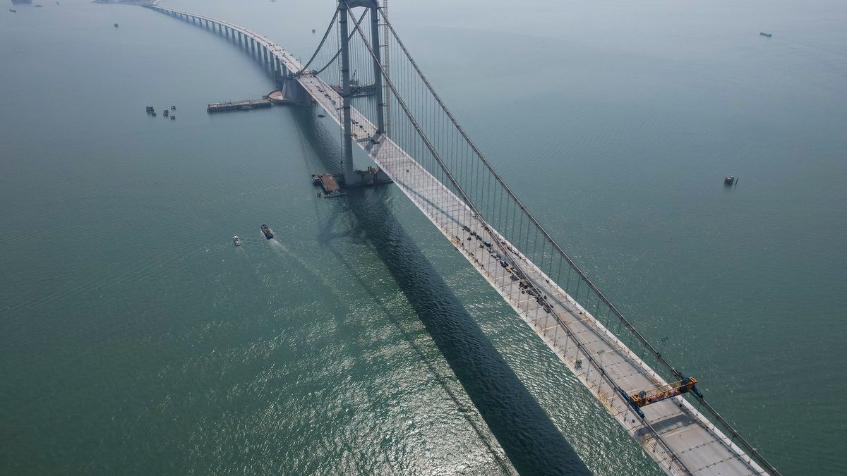 Budowa Shenzhen-Zhongshan, 28 kwietnia 2023 roku