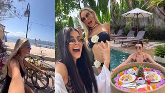 Magdalena Stępień podbija Bali z Olą Ciupą: luksusowy hotel, egzotyczne przysmaki i sesje w bikini