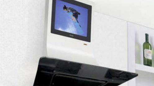 Okap kuchenny ILVE VELA z wbudowanym telewizorem LCD 1