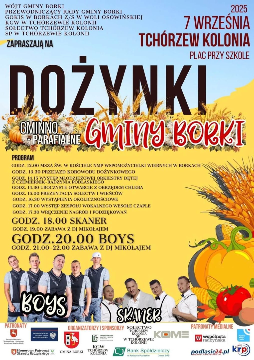 Dożynki w Tchórzewie Kolonii