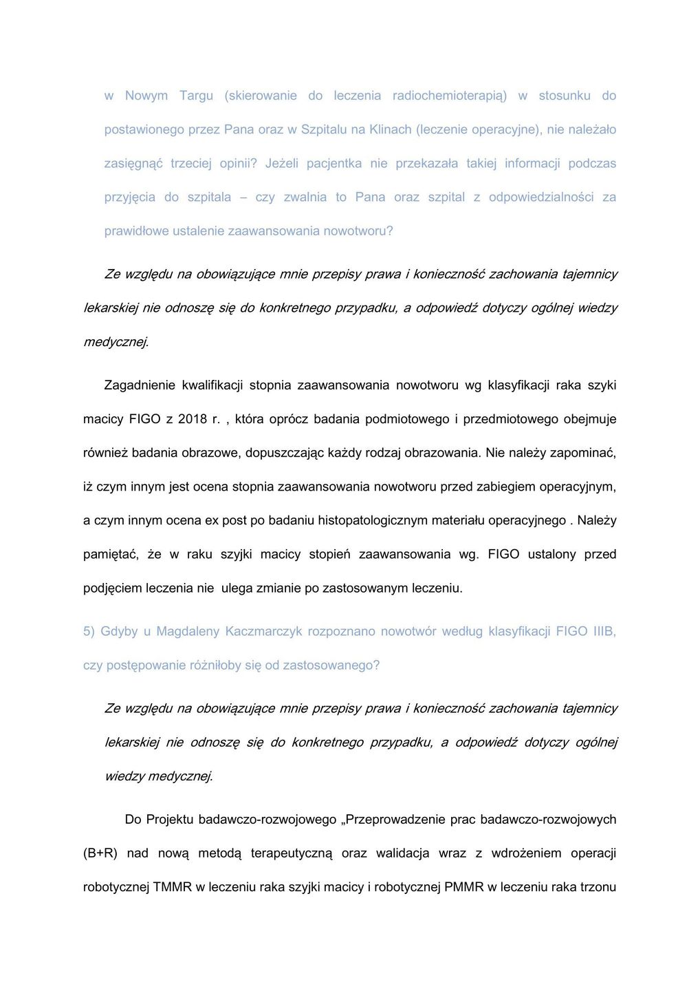 Odpowiedzi prof. Kazimierza Pityńskiego na pytania Wirtualnej Polski