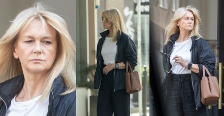Grażyna Torbicka bez makijażu i w zwyczajnym wydaniu buszuje po sklepach (ZDJĘCIA)