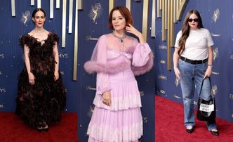 Modowe koszmarki na gali Emmy: Sarah Paulson niczym wielki ptak, babcina Parker Posey, Megan Stalter w jeansach