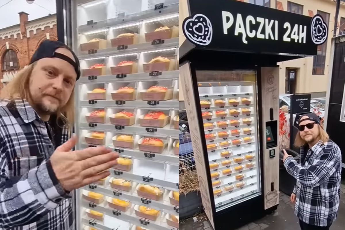 Pierwszy taki automat. Stanął w polskim mieście i oferuje słodkości. Cena poraża