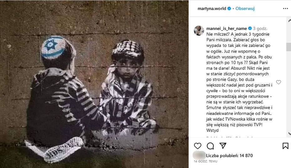 Sara Boruc krytykuje Martynę Wojciechowską