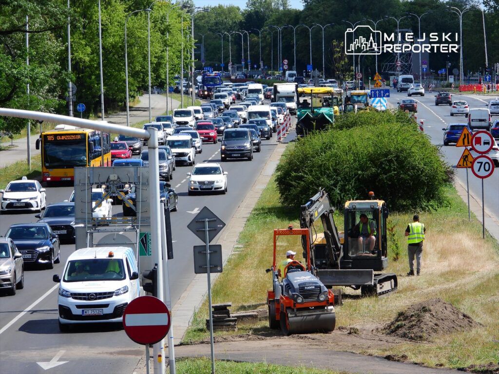 Wakacyjny remont Wisłostrady. Drogowcy podali szczegóły 2-miesięcznych utrudnień i objazdów