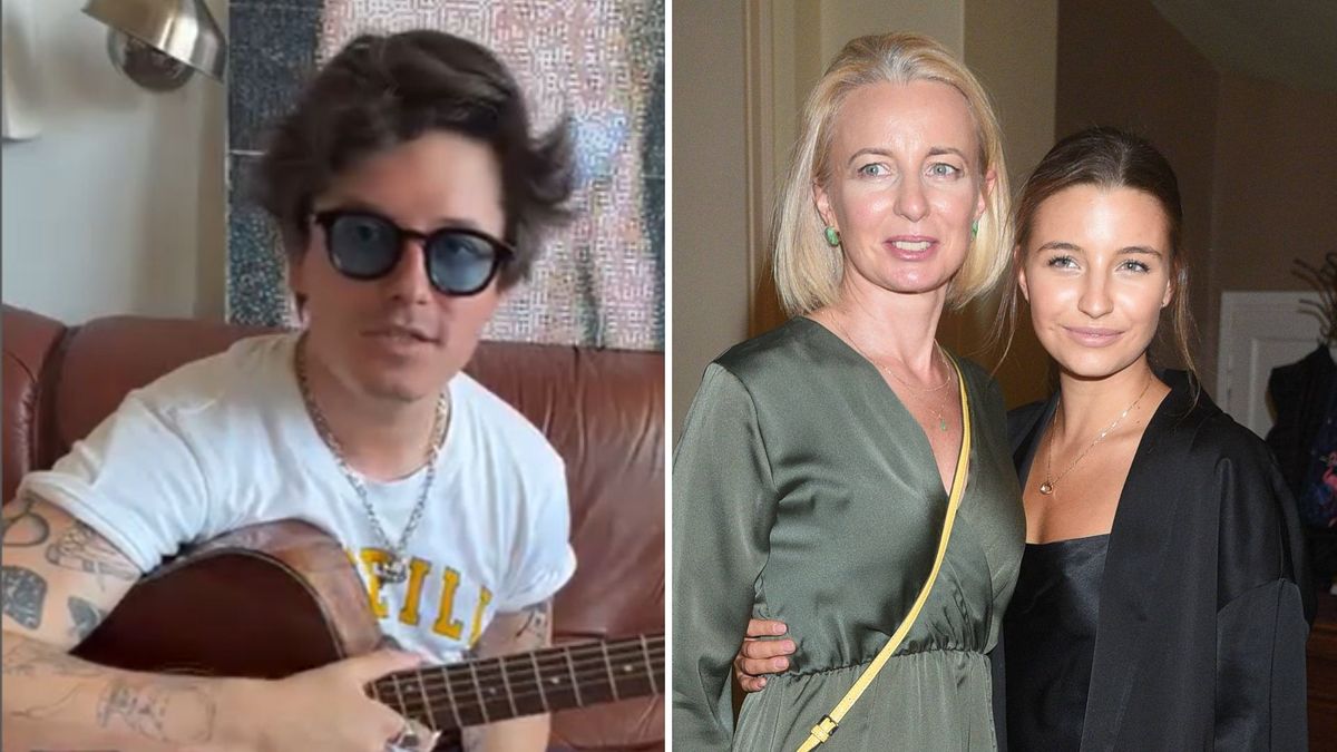 Kuba Karaś oraz Julia Wieniawa z mamą 