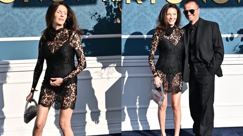 Marcin Hakiel i Dominika na serialowej premierze